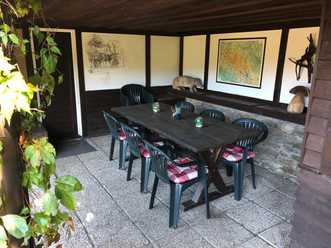 Chata Jezevec Hojsova Stráz Exterior foto